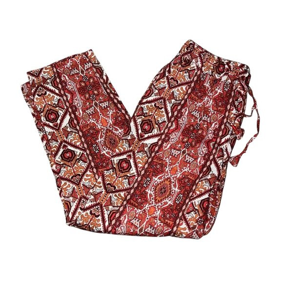 Rachel Zoe Womens 100% Linen Boho-Style Casual Pants Size Medium Womens Pockets - Picture 1 of 8